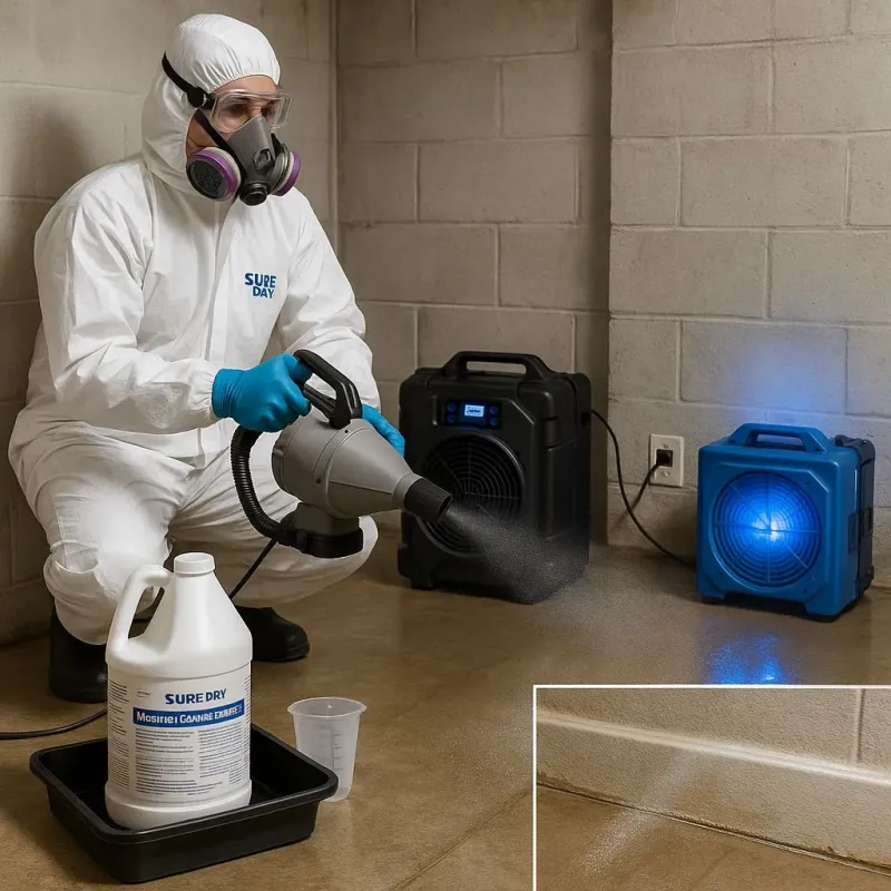 Sanitization and Odor Removal process in Wolcott, NY