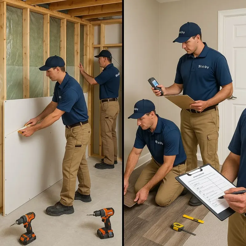 Repairs and Reconstruction process in Wolcott, NY